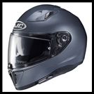 HJC i70 SPORT TOURING FULL-FACE HELMET WITH SUNSHIELD VISOR SYSTEM - SEMI-FLAT ANTHRACITE