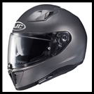 HJC i70 SPORT TOURING FULL-FACE HELMET WITH SUNSHIELD VISOR SYSTEM - SEMI-FLAT TITANIUM