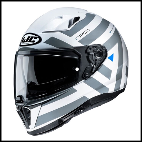 HJC i70 SPORT TOURING FULL-FACE HELMET WITH SUNSHIELD VISOR SYSTEM - WATU MC-10 GRAPHIC