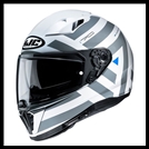 HJC i70 SPORT TOURING FULL-FACE HELMET WITH SUNSHIELD VISOR SYSTEM - WATU MC-10 GRAPHIC