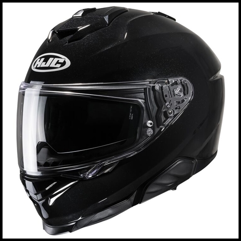 HJC i71 SPORT TOURING FULL-FACE HELMET WITH SUNSHIELD VISOR SYSTEM - BLACK