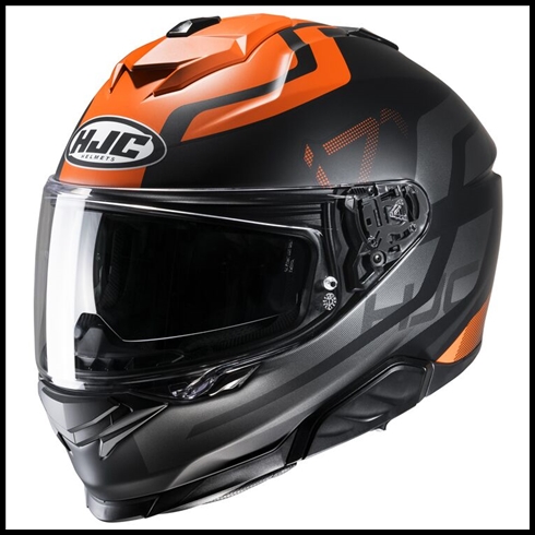 HJC i71 SPORT TOURING FULL-FACE HELMET WITH SUNSHIELD VISOR SYSTEM - ENTA MC-21 GRAPHIC