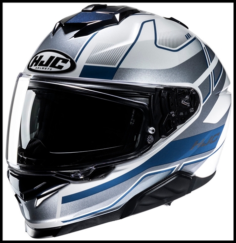 HJC i71 SPORT TOURING FULL-FACE HELMET WITH SUNSHIELD VISOR SYSTEM - IORIX MC-2 GRAPHIC