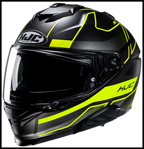 HJC i71 SPORT TOURING FULL-FACE HELMET WITH SUNSHIELD VISOR SYSTEM - IORIX MC-3HSF GRAPHIC