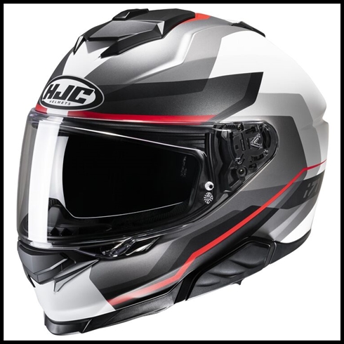 HJC i71 SPORT TOURING FULL-FACE HELMET WITH SUNSHIELD VISOR SYSTEM - NIOR MC-1SF GRAPHIC