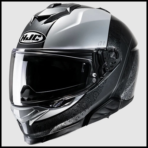 HJC i71 SPORT TOURING FULL-FACE HELMET WITH SUNSHIELD VISOR SYSTEM - SERA MC-5 GRAPHIC