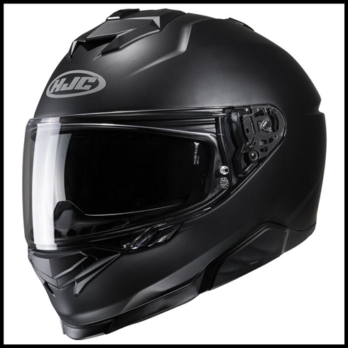 HJC i71 SPORT TOURING FULL-FACE HELMET WITH SUNSHIELD VISOR SYSTEM - SEMI FLAT BLACK