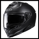 HJC i71 SPORT TOURING FULL-FACE HELMET WITH SUNSHIELD VISOR SYSTEM - SEMI FLAT BLACK