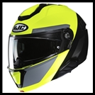 HJC i91 MODULAR FLIP-FRONT HELMET WITH SUNSHIELD VISOR SYSTEM - BINA MC-3H GRAPHIC