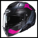 HJC i91 MODULAR FLIP-FRONT HELMET WITH SUNSHIELD VISOR SYSTEM - CARST MC-8SF GRAPHIC