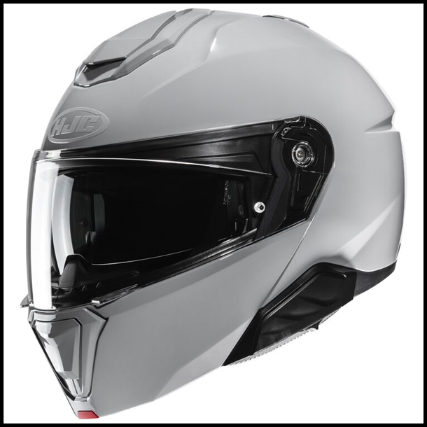 HJC i91 MODULAR FLIP-FRONT HELMET WITH SUNSHIELD VISOR SYSTEM - NARDO GREY