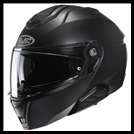 HJC i91 MODULAR FLIP-FRONT HELMET WITH SUNSHIELD VISOR SYSTEM - SEMI FLAT BLACK