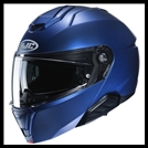 HJC i91 MODULAR FLIP-FRONT HELMET WITH SUNSHIELD VISOR SYSTEM - SEMI FLAT METALLIC BLUE