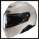 HJC i91 MODULAR FLIP-FRONT HELMET WITH SUNSHIELD VISOR SYSTEM - SEMI FLAT SAND BEIGE