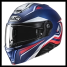 HJC i91 MODULAR FLIP-FRONT HELMET WITH SUNSHIELD VISOR SYSTEM - TRICUS MC-21SF GRAPHIC