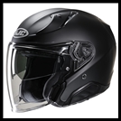 HJC RPHA-31 PREMIUM OPEN-FACE HELMET WITH FACE-SHIELD & SUNSHIELD VISOR SYSTEM - MATTE BLACK