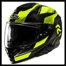 HJC RPHA-71 CARBON PREMIUM FULL-FACE HELMET W/ SUNSHLD VISOR SYSTEM - HAMIL MC-3H GRAPHIC