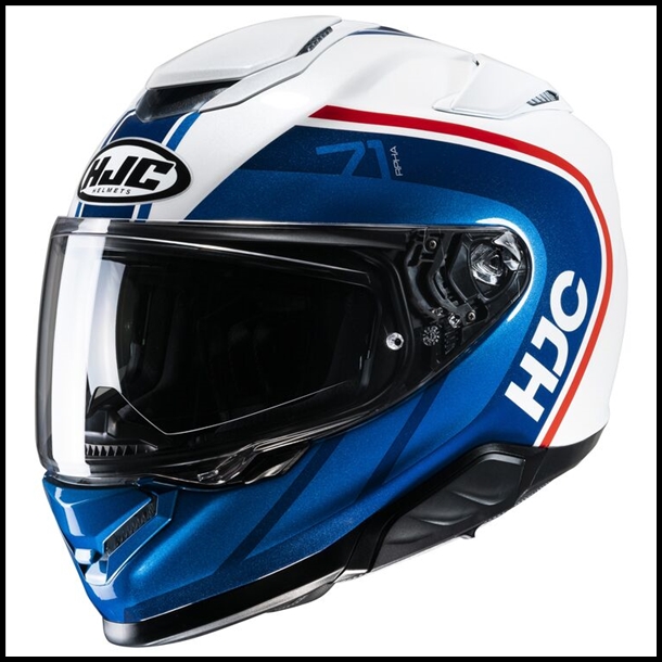 HJC RPHA-71 PREMIUM SPORT TOURING FULL-FACE HELMET W/ SUNSHLD VISOR SYSTEM - MAPOS MC-21 GRAPHIC