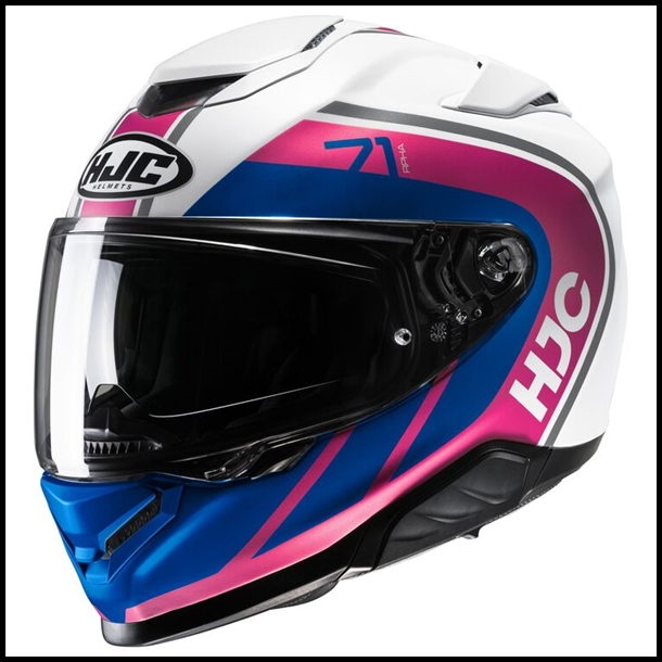HJC RPHA-71 PREMIUM SPORT TOURING FULL-FACE HELMET W/ SUNSHLD VISOR SYSTEM - MAPOS MC-28SF GRAPHIC