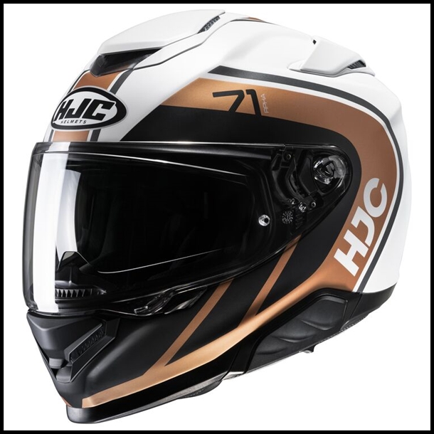 HJC RPHA-71 PREMIUM SPORT TOURING FULL-FACE HELMET W/ SUNSHLD VISOR SYSTEM - MAPOS MC-9SF GRAPHIC
