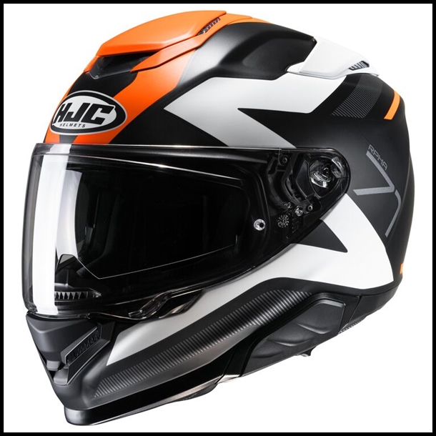 HJC RPHA-71 PREMIUM SPORT TOURING FULL-FACE HELMET W/ SUNSHLD VISOR SYSTEM - PINNA MC-7SF GRAPHIC