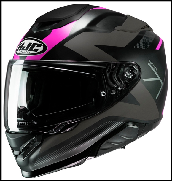 HJC RPHA-71 PREMIUM SPORT TOURING FULL-FACE HELMET W/ SUNSHLD VISOR SYSTEM - PINNA MC-8SF GRAPHIC