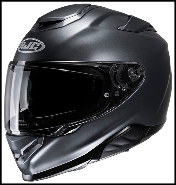 HJC RPHA-71 PREMIUM SPORT TOURING FULL-FACE HELMET W/ SUNSHLD VISOR SYSTEM - SEMI FLAT ANTHRACITE