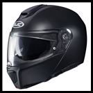 HJC RPHA-90S MODULAR FLIP-FRONT HELMET WITH SUNSHIELD VISOR SYSTEM - SEMI-FLAT BLACK