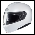 HJC RPHA-90S MODULAR FLIP-FRONT HELMET WITH SUNSHIELD VISOR SYSTEM - SEMI-FLAT PEARL WHITE