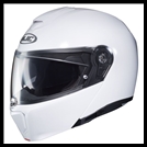 HJC RPHA-90S MODULAR FLIP-FRONT HELMET WITH SUNSHIELD VISOR SYSTEM - WHITE