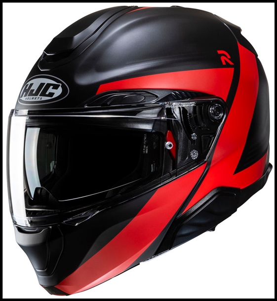 HJC RPHA-91 PREMIUM MODULAR FLIP-FRONT HELMET WITH SUNSHIELD VISOR SYSTEM - ABBES MC-1SF GRAPHIC
