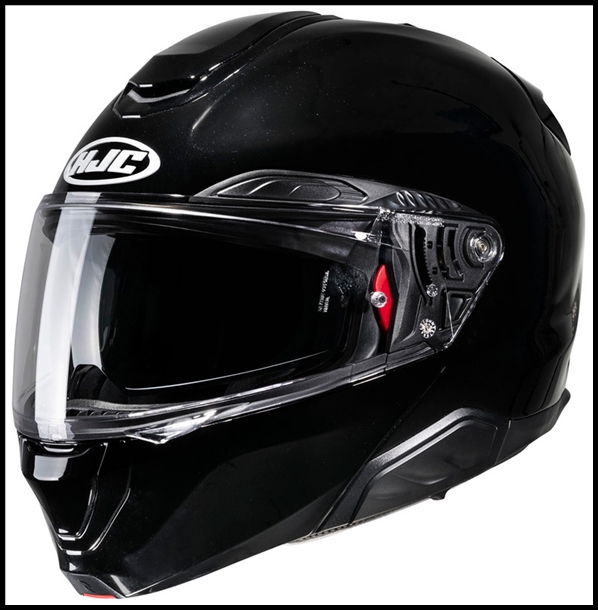 HJC RPHA-91 PREMIUM MODULAR FLIP-FRONT HELMET WITH SUNSHIELD VISOR SYSTEM - BLACK