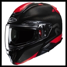 HJC RPHA-91 CARBON PREMIUM MODULAR FLIP-FRONT HELMET WITH SUNSHLD VISOR SYSTEM - NOELA MC-1 GRAPHIC