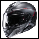 HJC RPHA-91 PREMIUM MODULAR FLIP-FRONT HELMET WITH SUNSHIELD VISOR SYSTEM - COMBUST MC-1SF GRAPHIC