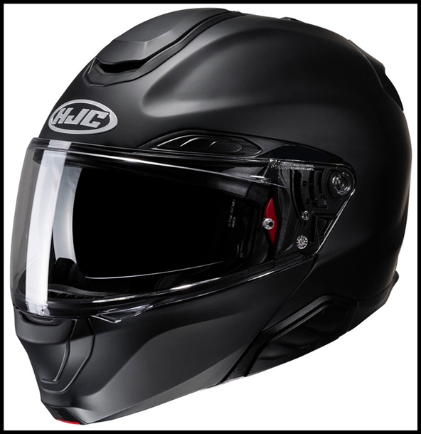 HJC RPHA-91 PREMIUM MODULAR FLIP-FRONT HELMET WITH SUNSHIELD VISOR SYSTEM - MATTE BLACK