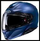 HJC RPHA-91 PREMIUM MODULAR FLIP-FRONT HELMET WITH SUNSHIELD VISOR SYSTEM - SEMI FLAT METALLIC BLUE