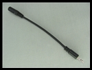IMC MOTORCOM ADAPTER CABLE FOR MOST MOTOROLA FRS/GMRS RADIOS - LONG 2.5mm SINGLE PIN