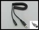 IMC MOTORCOM REPLACEMENT MINI-DIN SERIES HEADSET COIL CORD - 6 PIN