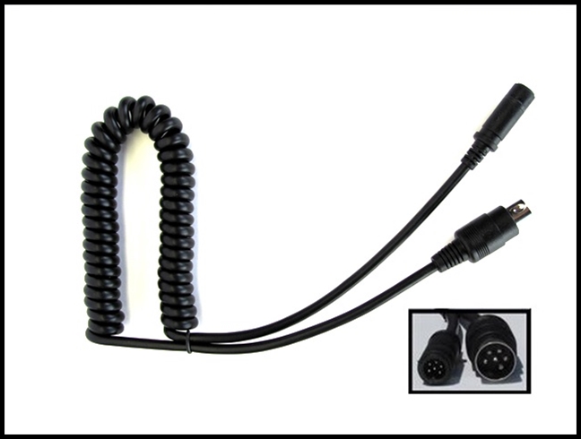 IMC MOTORCOM REPLACEMENT P SERIES HEADSET COIL CORD - 6 PIN