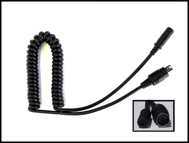 IMC MOTORCOM REPLACEMENT P SERIES HEADSET COIL CORD - 5 PIN