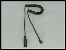 IMC MOTORCOM REPLACEMENT MINI-DIN SERIES HEADSET COIL CORD - HS-300 SERIES