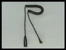 IMC MOTORCOM REPLACEMENT MINI-DIN SERIES HEADSET COIL CORD - HS-300 SERIES