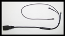 IMC MOTORCOM REPLACEMENT USB-FIREWIRE SERIES HEADSET PIGTAIL ASSEMBLY