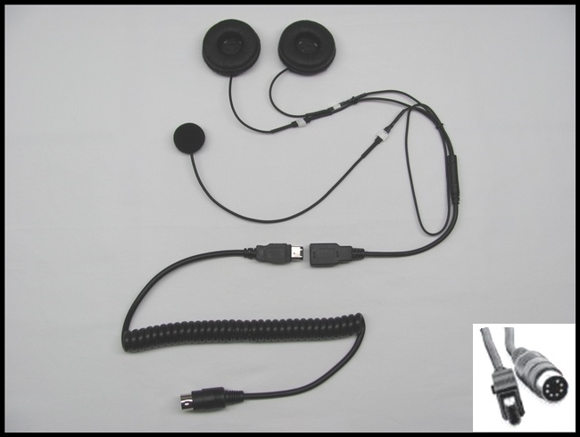 IMC MOTORCOM 7 PIN HEADSET FOR FULL-FACE STYLE HELMETS