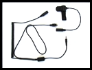 IMC REPLACEMENT MINI-DIN SERIES CONNECTION HARNESS FOR TWO WAY RADIO -  IMC HS 100 SERIES