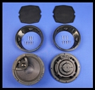 J&M ROKKER XRP 6.58" Fairing Speaker Kit w/ H-O PEI Tweeters for 1998-2013 Ultra/Street/ElectraGlide
