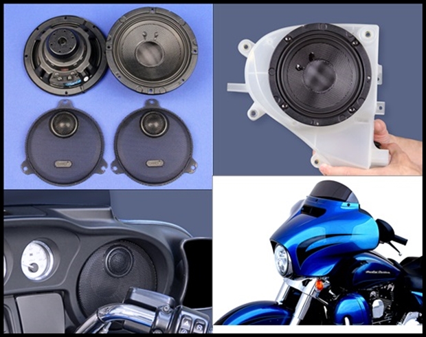 J&M ROKKER-2 XXR 6.71" Fairing Speaker Kit for 2014-23 Harley StreetGlide/Ultra/Tri-Glide