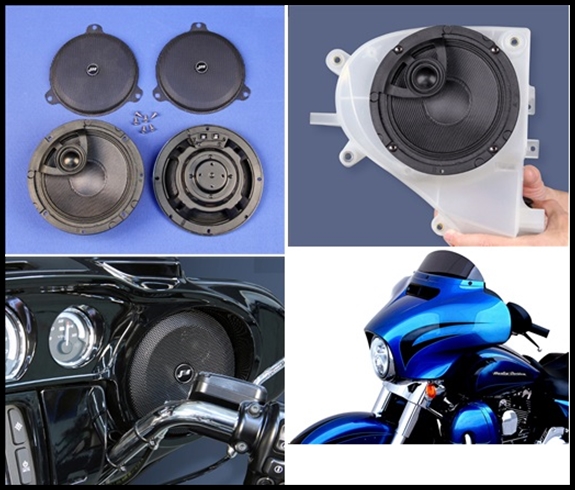 J&M ROKKER XRP 6.58" Fairing Speaker Kit for 2014-23 Harley StreetGlide/Ultra