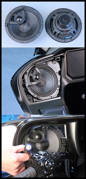 JMC ROKKER 6.71" Fairing Speaker Upgrade Kit for 2023 1/2 - 2025 Harley StreetGlide/RoadGlide/CVO