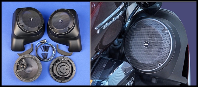 J&M ROKKER XRP 6.58" LOWER Fairing Speaker kit 2014-21 Ultra Ltd. w/ Water Cooled Lowers